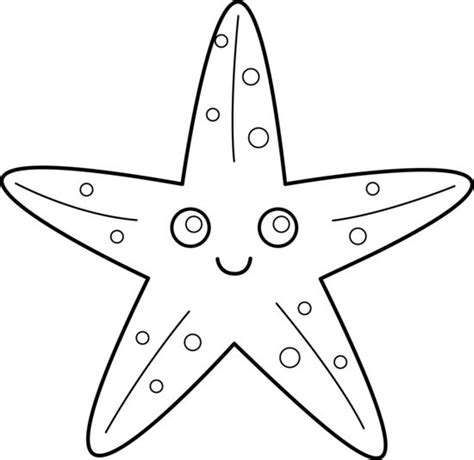 starfish template star coloring pages fish coloring page preschool