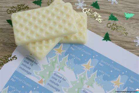 homemade massage lotion bars   great gift idea stop