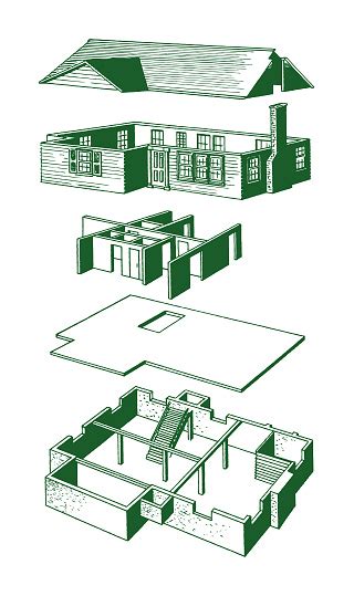 house diagram stock illustration  image  istock