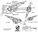 Ghostbusters Real Proton Pack Gun Model Sheets Sheet Blueprints Characters Cartoon 1986 Doomsday Cosplay Character Choose Board Imgkid Ghost Extreme sketch template
