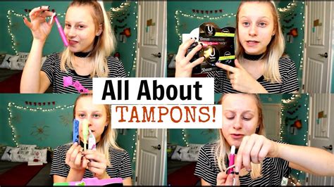 All About Tampons And How To Put One In Youtube