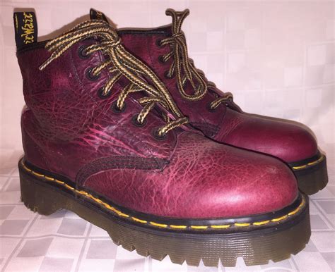womens uk size  usa  dr martens airwair red short ankle boots   england ebay boots