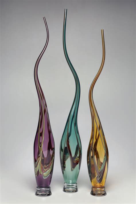 Swans Set Iii By Victor Chiarizia Art Glass Sculpture Artful Home