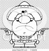 Bandit Hispanic Outlined Thoman Cory sketch template