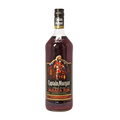 original captain morgan black rum mit vanille aroma cl flasche