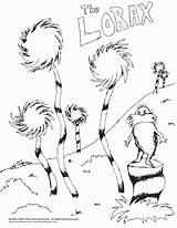 Seuss Lorax Truffula Wacky Getdrawings Coloringhome sketch template