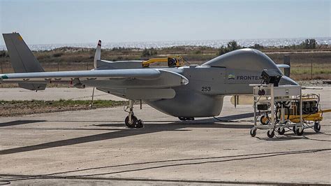 iais heron drone assists  firefighting efforts  greece  jerusalem jnsorg