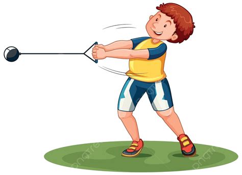 man  hammer throw graphic male boy vector graphic male boy png  vector