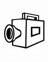 Camera Coloring Pages Cliparts Clipart Clip Video Idea Blitzlicht Gif Comments Web Library Whitesbelfast sketch template