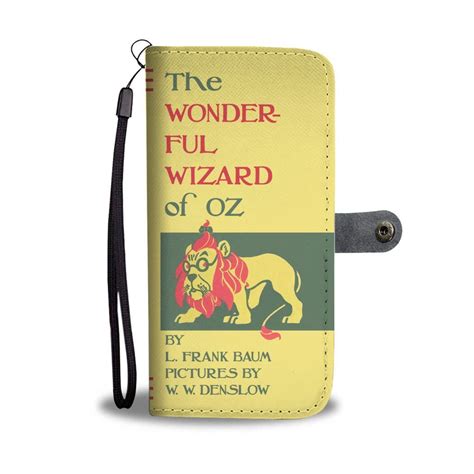 the wonderful wizard of oz phone case wallet l frank baum first