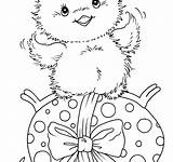 Easter Coloring Chicks Chick Pages Getcolorings Printable sketch template