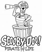 Coloring Scooby Doo Pirate Pages Topcoloringpages Print sketch template