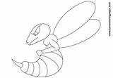Wasp Coloring Book sketch template