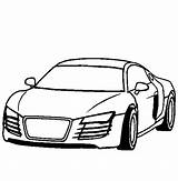 Audi Coloring Pages R8 Drawing Autos Color Getdrawings Gratis Malvorlage Getcolorings sketch template