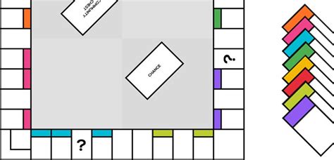 blank monopoly board game  properties paperzip