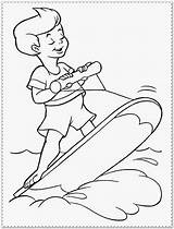Coloring Pages Summer Printable Vacation Realistic Print sketch template
