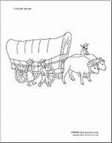 Coloring Wagon Covered Schooner La Pages Abcteach Boom Town 23kb 304px Printable Cache1 sketch template