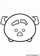Tsum Coloring Pages Disney Pig Printable sketch template