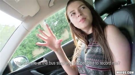 Seductive Teen Slut Gives A Good Blowjob For A Driver