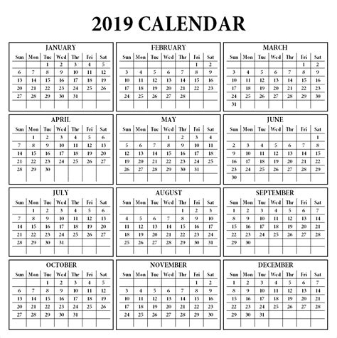 months   year calendar printables  calendar printable