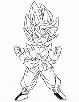 Goku Coloring Pages Dragon Ball Super Saiyan Goten Little Form Color Print Drawing 1000 Kids Printable Imagui Gt Getcolorings Coloringhome sketch template