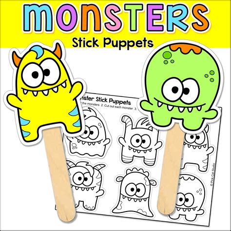 stick puppets printable printable word searches