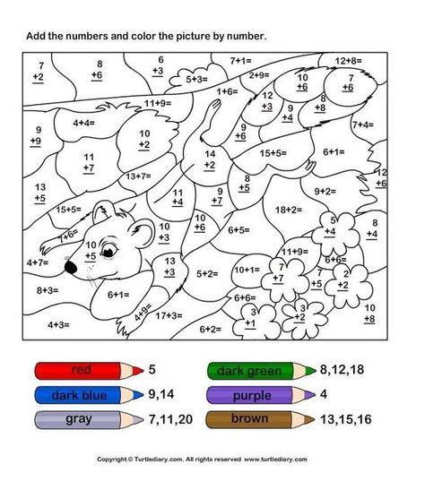 math coloring pages preschool    math coloring math