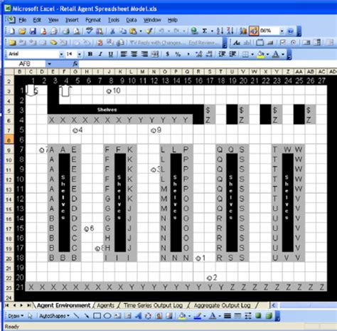 layout optimization  spreadsheet   vistable