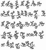 Knot Alphabet Knots Sample Text Cursive Omniglot Translation Choose Board sketch template