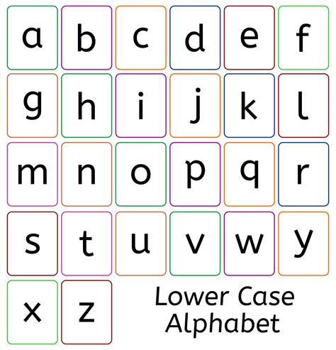 printable  case alphabet flash cards printableecom