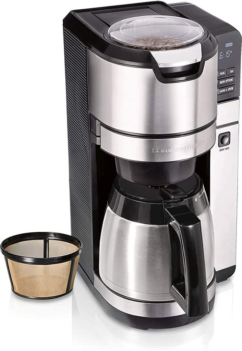 Hamilton Beach Programmable Coffee Maker With Built In Auto Rinsing