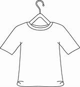 Hanger Shirt Clipart Clip Sweater Dress Cliparts Outline Clothes Library Graphics Uniform Storage sketch template