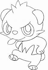 Pokemon Pancham Coloring Pages sketch template