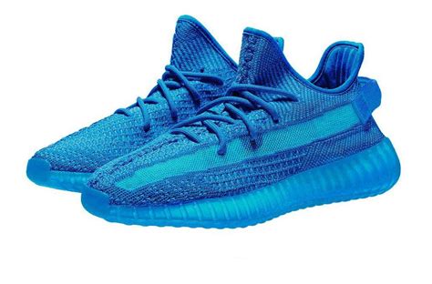 adidas yeezy boost   static blue glow   kupit  sankt peterburge  diskont