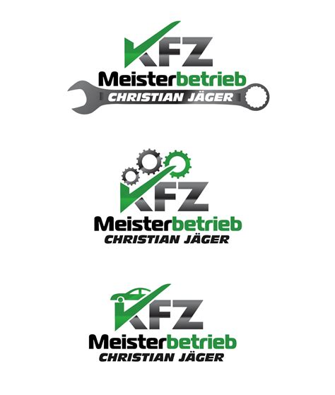 logo design fuer kfz werkstatt logo designenlassende