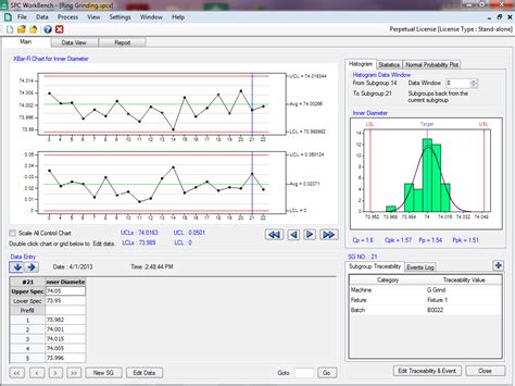 software  statistical process control spc workbench