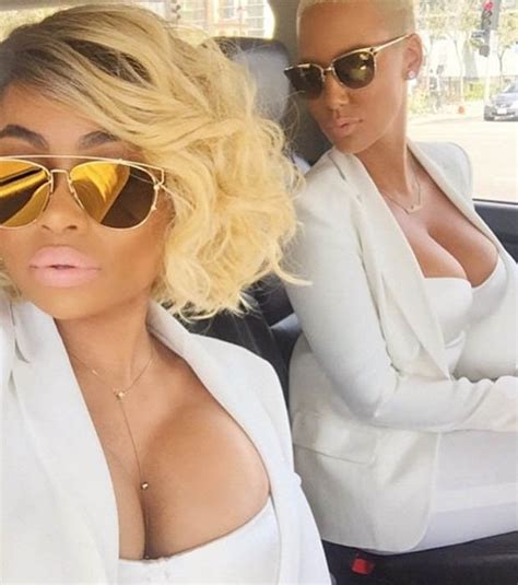 amber rose kisses date blac chyna at bet awards to