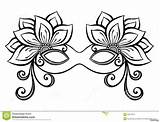 Mask Mardi Gras Masquerade Coloring Template Drawing Masks Pages Carnival Venetian Color Kids Print Diy Templates Patterns Printable Colouring Pattern sketch template