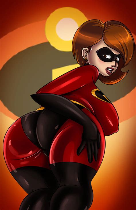 Rule 34 1girls Backboob Curvy Dat Ass Disney Elastigirl Erect Nipples