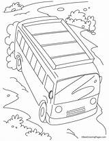 Coloring Pages Bus Slope Moving Fast Safety Color Activities Getdrawings Getcolorings Comments 28kb sketch template