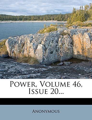 power volume  issue  anonymous  amazoncom books
