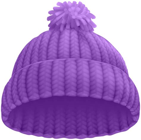 Purple Winter Hat Png Clip Art Image Gallery