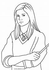 Ausmalbilder Hermione Ginny Cool2bkids Hogwarts Headed Frikinerd Malvorlagen sketch template