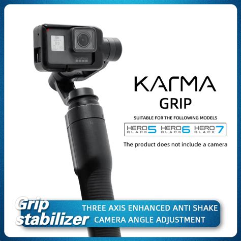 gopro karma grip  axis stabilizer  hero  black sports camera accessories handheld pan
