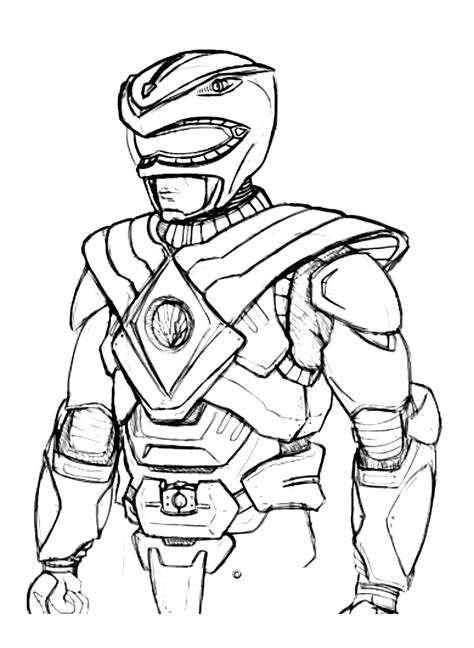 printable coloring pages power rangers