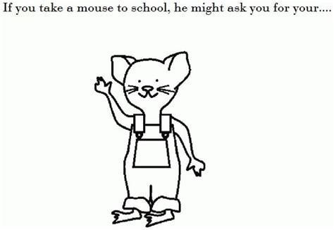 give  mouse  cookie coloring pages coloring home