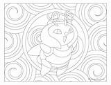 Coloring Volbeat Pokemon Adult Windingpathsart sketch template