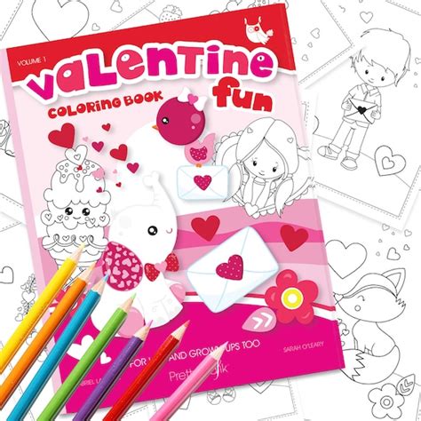 valentine coloring book printable colouring book valentine colouring