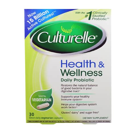 culturelle health and wellness probiotic 30 vegetarian