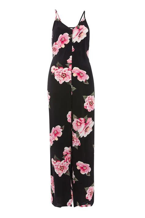 floral jumpsuit topshop outfit floral print jumpsuit clothes design
